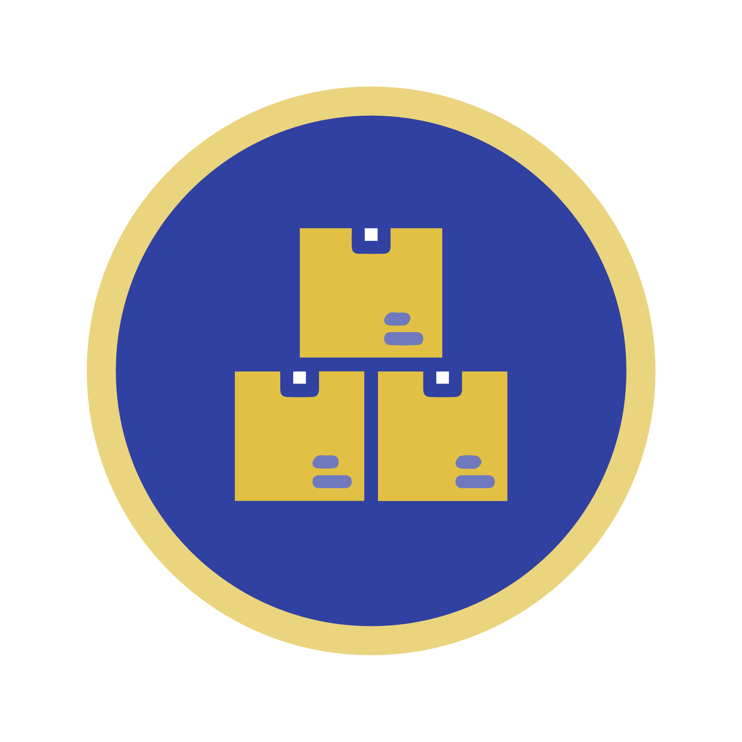 Logistic Boxes Icon